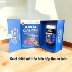 Viên uống AQUA CALCI S chiết xuất từ tảo biển,hỗ trợ xương răng và phát triển chiều cao cho bé (Chai 30viên)