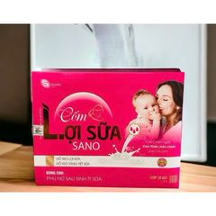 Cốm lợi sữa SANO tăng tiết sữa cho phụ nữ sau sinh (Hộp/30gói)tặng khẩu trang cho bé