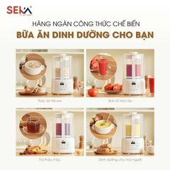 (Phiên Bản 2026) Máy Làm Sữa Hạt Đa Năng 1,5L SEKA E600 Chống Trào, Chống Ồn - Hàng Chính Hãng