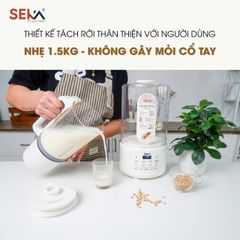 (Phiên Bản 2026) Máy Làm Sữa Hạt Đa Năng 1,5L SEKA E600 Chống Trào, Chống Ồn - Hàng Chính Hãng 648226