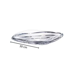 Đĩa Pha lê Facet 30cm Crystal Bohemia