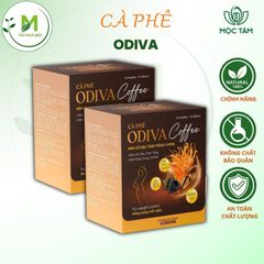 Cà Phê ODIVA Mâm Xôi- Đậu Thận Trắng- Đông Trùng Hạ Thảo, Hỗ Trợ Giảm Cân- Giảm Mỡ, Cải Thiện Tiêu Hóa, Làm Đẹp Da ( Hộp 15 gói x 15gr).