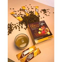 Cà Phê ODIVA Mâm Xôi- Đậu Thận Trắng- Đông Trùng Hạ Thảo, Hỗ Trợ Giảm Cân- Giảm Mỡ, Cải Thiện Tiêu Hóa, Làm Đẹp Da ( Hộp 15 gói x 15gr).