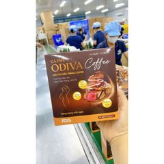 Cà Phê ODIVA Mâm Xôi- Đậu Thận Trắng- Đông Trùng Hạ Thảo, Hỗ Trợ Giảm Cân- Giảm Mỡ, Cải Thiện Tiêu Hóa, Làm Đẹp Da ( Hộp 15 gói x 15gr).