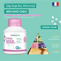 Sáp Thơm Khử Mùi Stanhome StanWick 250ml - Hương Biển Tươi Mát, Chanh Thơm, Hoa Tinh Tế - Đem Hương Xanh Ngập Tràn Không Gian Sống
