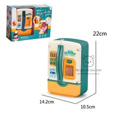 Đồ chơi tủ lạnh mini Magic Refrigerator có nhạc phun sương mô phỏng làm đá cho bé