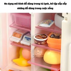 Đồ chơi tủ lạnh mini Magic Refrigerator có nhạc phun sương mô phỏng làm đá cho bé