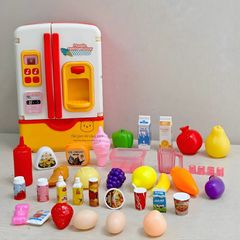Đồ chơi tủ lạnh mini Magic Refrigerator có nhạc phun sương mô phỏng làm đá cho bé