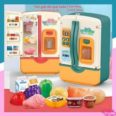 Đồ chơi tủ lạnh mini Magic Refrigerator có nhạc phun sương mô phỏng làm đá cho bé