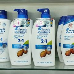 Gội Xả Head & Shoulders Dry Scalp Care 835ml - Chăm Sóc Da Đầu Khô và Gàu, Giải Pháp Đặc Biệt Cho Tóc Khỏe Mạnh