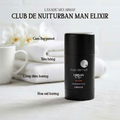 Lăn Khử Mùi ARMAF Club De Nuit Urban 75g - Nước hoa nam tính, hương thơm quyến rũ và bền lâu cho phái mạnh