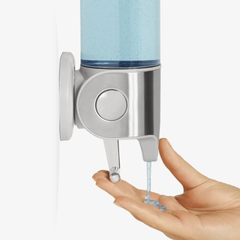Bộ 2 bình đựng dầu gội sữa tắm treo tường dung tích 440ml Simplehuman BT1028