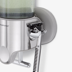 Set 3 bình đựng dầu gội, sữa tắm treo tường Simplehuman Triple Wall Mount Shower Pump