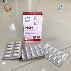 Viên uống mọc tóc, dưỡng móng, giảm mụn Deep Blue Health HSN Hair Skin & Nails 60 viên