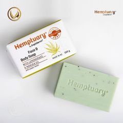 Xà phòng tắm và rửa mặt HGD giúp sạch da, giảm mụn Hemptuary Face and Body Soap 100g