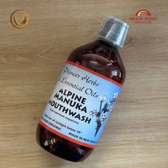 Nước súc miệng mật ong manuka Nelson Honey Alpine Manuka Mouthwash 500ml - Chính hãng New Zealand
