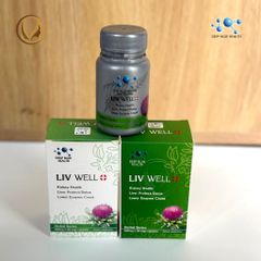 Viên uống hạ men gan, thải độc gan Deep Blue Health Liv Well 30 viên