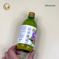 Nước ép nha đam nghệ hỗ trợ tiêu hóa Lifestream Biogenic Aloe Vera with Turmeric 500ml