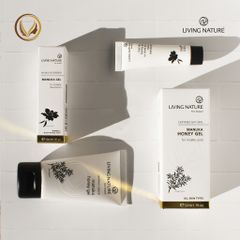 Gel loại bỏ mụn, giảm thâm mụn mật ong manuka Living Nature Manuka Honey Gel 50ml
