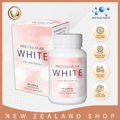 Combo Viên uống trắng da & chống nắng Deep Blue Health Pro Cellular White Skin Whitening 60 viên