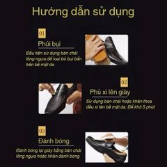 Xi đánh giày dạng sáp Hàn Quốc cao cấp, Xi Aromax giúp vệ sinh và làm mới bề mặt giày và các loại đồ da