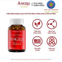 Viên uống Angela gold tăng cường sức khoẻ, sắc đẹp và sinh lý nữ Hộp 30 Viên
