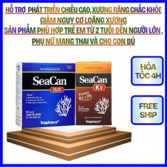 Viên uống SeaCan Traphaco hỗ trợ Bổ Sung Canxi tự nhiên  giúp xương chắc khỏe