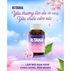 [Đầy đủ tem tích điểm] Viên uống RITANA - Trắng da mờ sạm nám hộp 60 Viên & Hộp 30 Viên