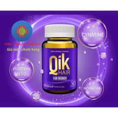 Viên uống QIK Nữ - Giúp Bảo Vệ Và Phục Hồi Hư Tổn Tóc