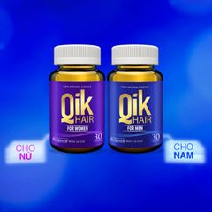 Viên uống QIK Nữ - Giúp Bảo Vệ Và Phục Hồi Hư Tổn Tóc