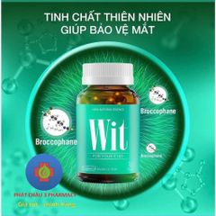 Viên uống Wit giúp tăng cường thị lực, giảm mờ mỏi mắt hộp 30 Viên
