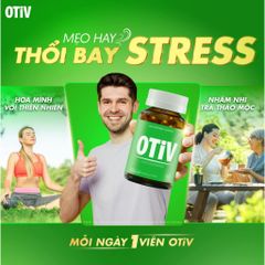 [Chính Hãng][Combo 2 Hộp 60V Tặng 1 Hộp 15 Viên] OTIV cải Thiện Đau Đầu, Mất Ngủ, Hoạt Huyết Não