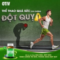 [Chính Hãng][Combo 2 Hộp 60V Tặng 1 Hộp 15 Viên] OTIV cải Thiện Đau Đầu, Mất Ngủ, Hoạt Huyết Não