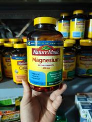 Viên uống bổ sung Magiê Nature Made Magnesium 400mg 180 viên 649114