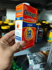 Siro ho Delsym 12 Hour Cough Relief Day or Night 148ml cho người lớn và trẻ em 4+ (vị Cam)