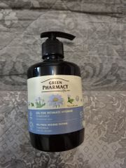 (Hoa Cúc) Dung dịch vệ sinh phụ nữ dạng gel Green Pharmacy Gel For Intimate Hygiene  lành tính dịu nhẹ 370ml - Xanh Dương 647623