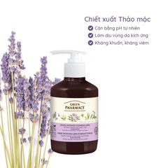 (Cây Xô Thơm) Dung dịch vệ sinh phụ nữ dạng gel Green Pharmacy Gel For Intimate Hygiene  lành tính dịu nhẹ 370ml - Màu Tím