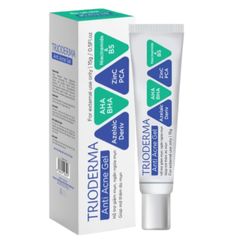 Gel chấm mụn Trioderma  Anti Acne Gel hỗ trợ giảm mụn, mờ thâm dạng tuýp 15g