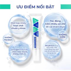 Gel chấm mụn Trioderma  Anti Acne Gel hỗ trợ giảm mụn, mờ thâm dạng tuýp 15g
