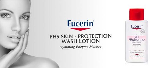 Eucerin Sữa Tắm Và Rửa Mặt Dành Cho Da Nhạy Cảm pH5 Washlotion 200ml 647645