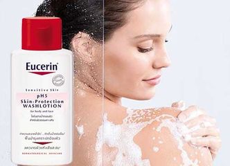 Eucerin Sữa Tắm Và Rửa Mặt Dành Cho Da Nhạy Cảm pH5 Washlotion 200ml 647645