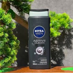 Sữa tắm Nivea Men Active Clean 3in1 là sản phẩm đa năng dành cho nam giới.