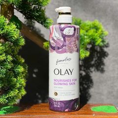 Sữa tắm dưỡng ẩm Olay Fearless Artist Series với Bơ ca cao và Mật ong Manuka