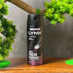 Xịt khử mùi toàn thân Lynx Black Night 165ml.