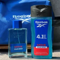 Set nước hoa nam Reebok move your spirit cho nam gồm 1 nước hoa 100ml + 1 sữa tắm 250ml + 1 túi vải