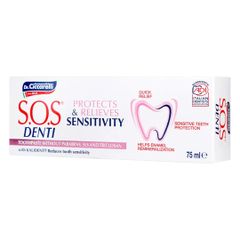 Kem đánh răng giảm ê buốt, chăm sóc răng nhạy cảm Dr Ciccarelli S.O.S DENTI Sensitivity Toothpaste 75ml chính hãng