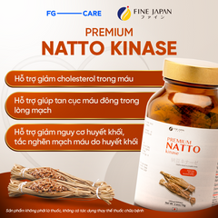 [Date 1/2027] Viên Uống Natto Kinase Nhật Bản Fine Japan 300 Viên - Hỗ Trợ Tim Mạch, Cải Thiện Tuần Hoàn Máu, Điều Hòa Huyết Áp