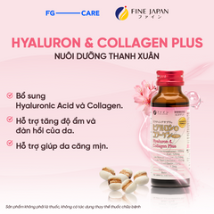 [Date 6/2027] Nước Uống Collagen Dưỡng Da Fine Japan Hyaluron Collagen Plus - Giải Pháp Làm Đẹp Da từ Nhật Bản