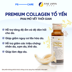 Nước Uống Collagen Yến Sào Fine Japan Hyaluron Premium - Làm Đẹp Da, Mờ Vết Nám, Tái Tạo Sắc Đẹp, Tăng Cường Sức Khỏe Từ Thiên Nhiên