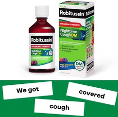 Siro giảm ho, đau ngực Robitussin Cough+Chest Congestion DM 237ml
